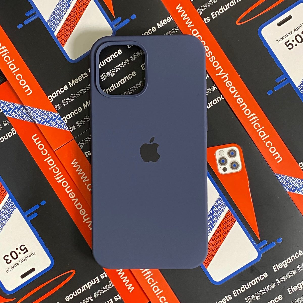 Navy Blue Silicone Cover