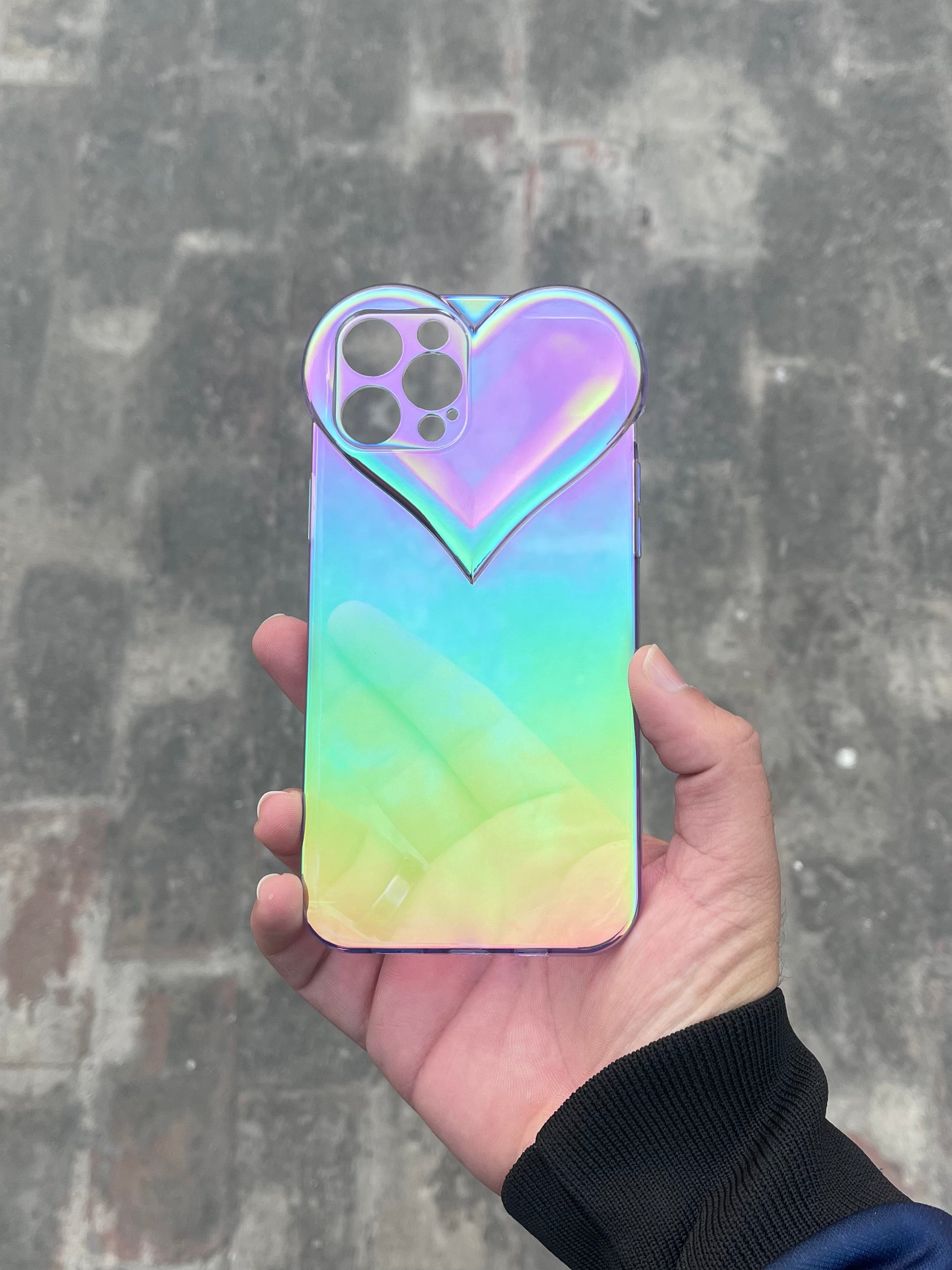 Holographic Heart Cover