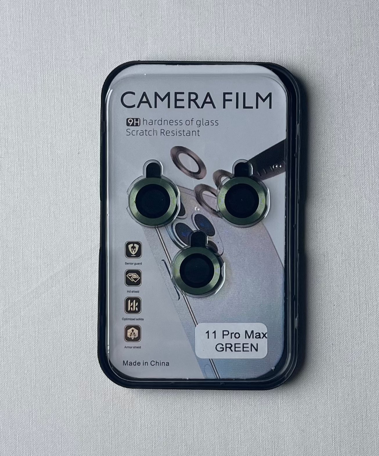 Green Camera Rings